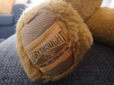 Merrythought Bear lable