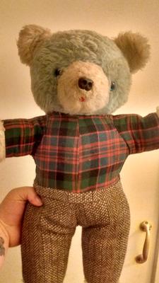 Teddy Bear with tartan shirt