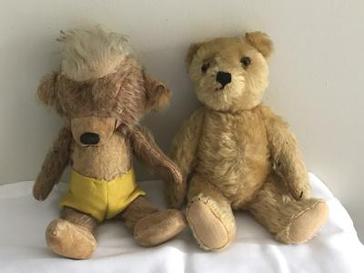 1950s 9 inch Golden Mohair Teddy Bear