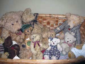 collecting teddy bears