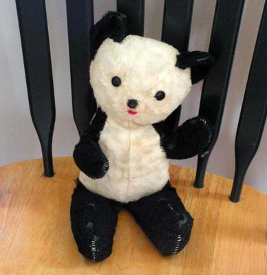 Black and white Teddy Bear