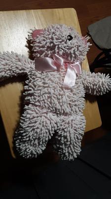 Frilly pink bear