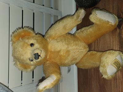 Golden fur teddy bear