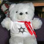 Issiaha white teddy bear