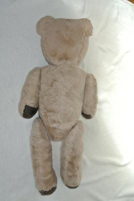 Back view of large teddy bear