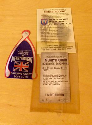 Merrythought labels