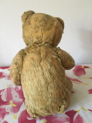 My childhood teddy bear back view