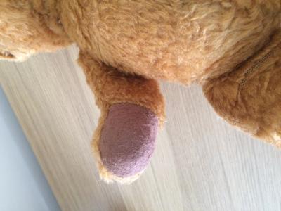 Sad teddy bear arm