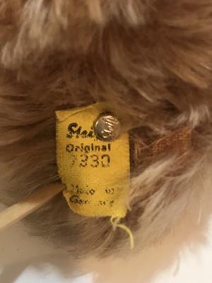 Steiff Teddy Bear label