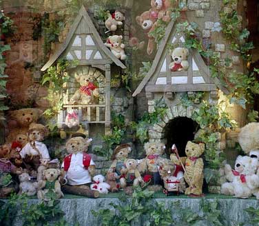 Teddy bear display