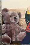 1990 Brown Stuffed Bear with Movable Limbs
