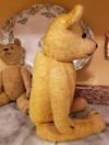 side view of old teddy bears