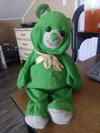 Green and White Teddy Bear