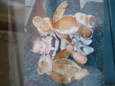 Childhood teddy bears