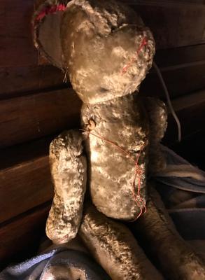 old tatty teddy bear