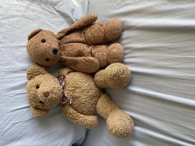 2 teddy bears from late 90s/early 2000s