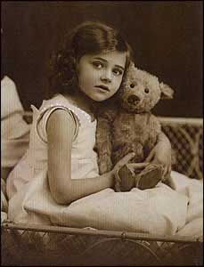 Girl and Teddy Bear