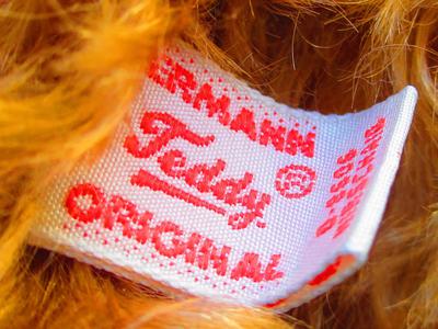 Hermann teddy bear label