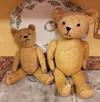 Pair of old teddy bears