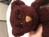 face of Burgundy Teddy Bear